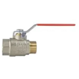 VALVOLA A SFERA A DUE VIE M/F CAM919 MANIGLIA ROSSA