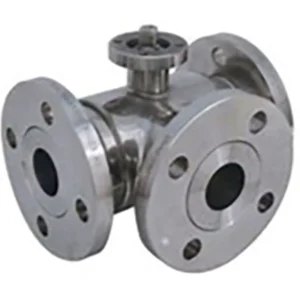 VALVOLA A SFERA FLANGIATE A TRE VIE T/L VSX46T - VSX46L